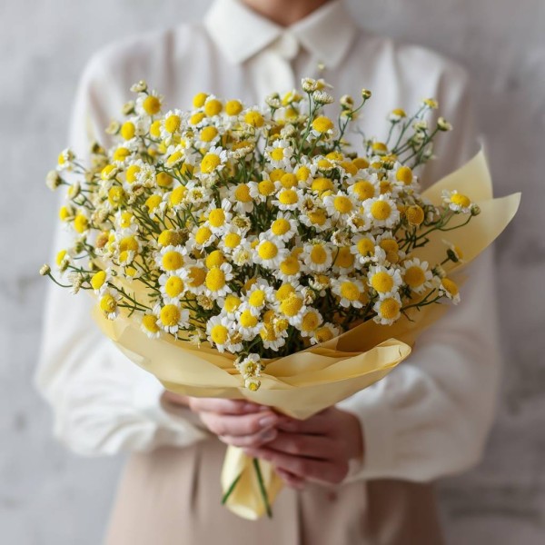 15 кустовых ромашек
